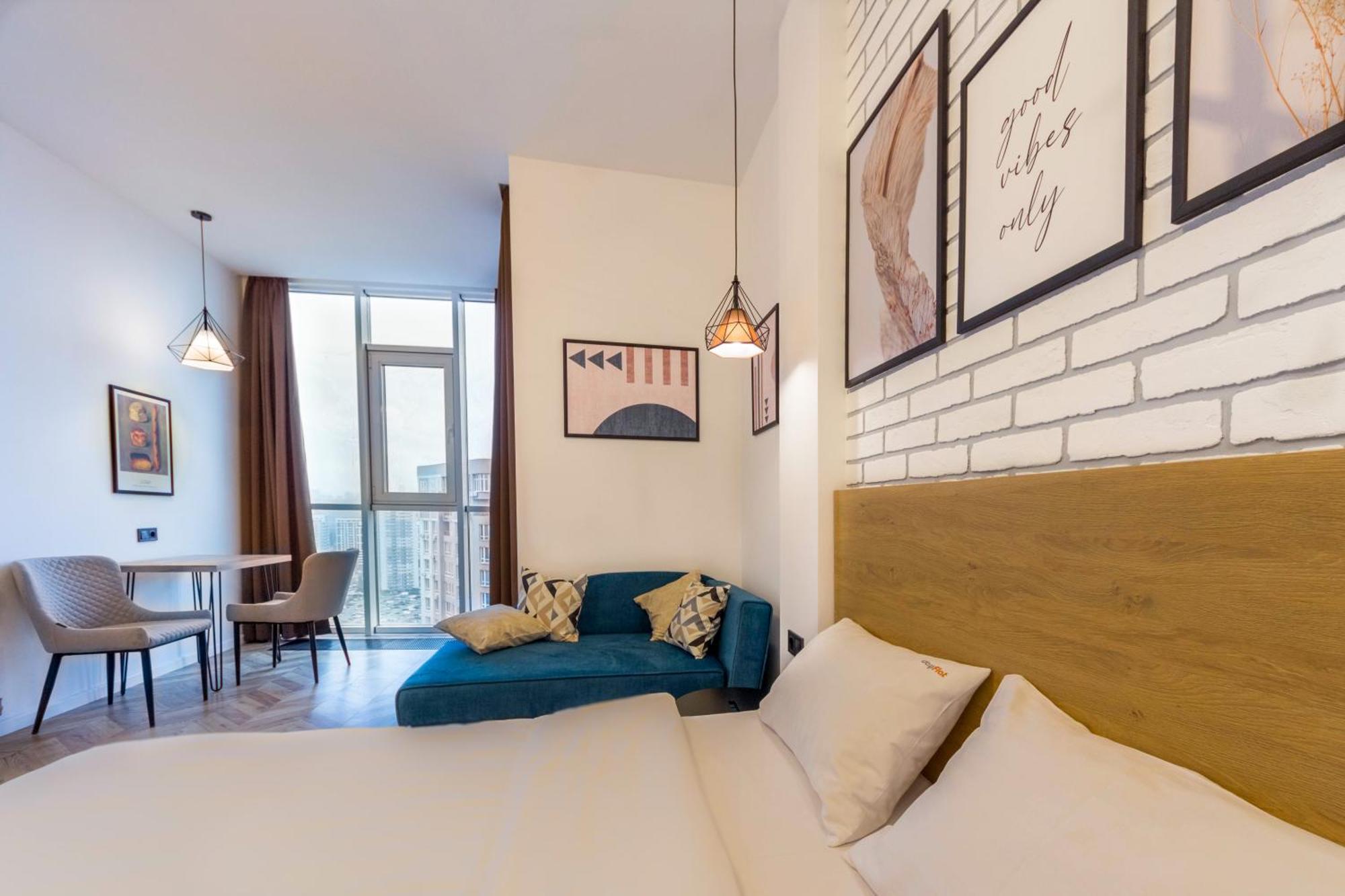 Design Apartments With Panoramic View Kiew Exterior foto