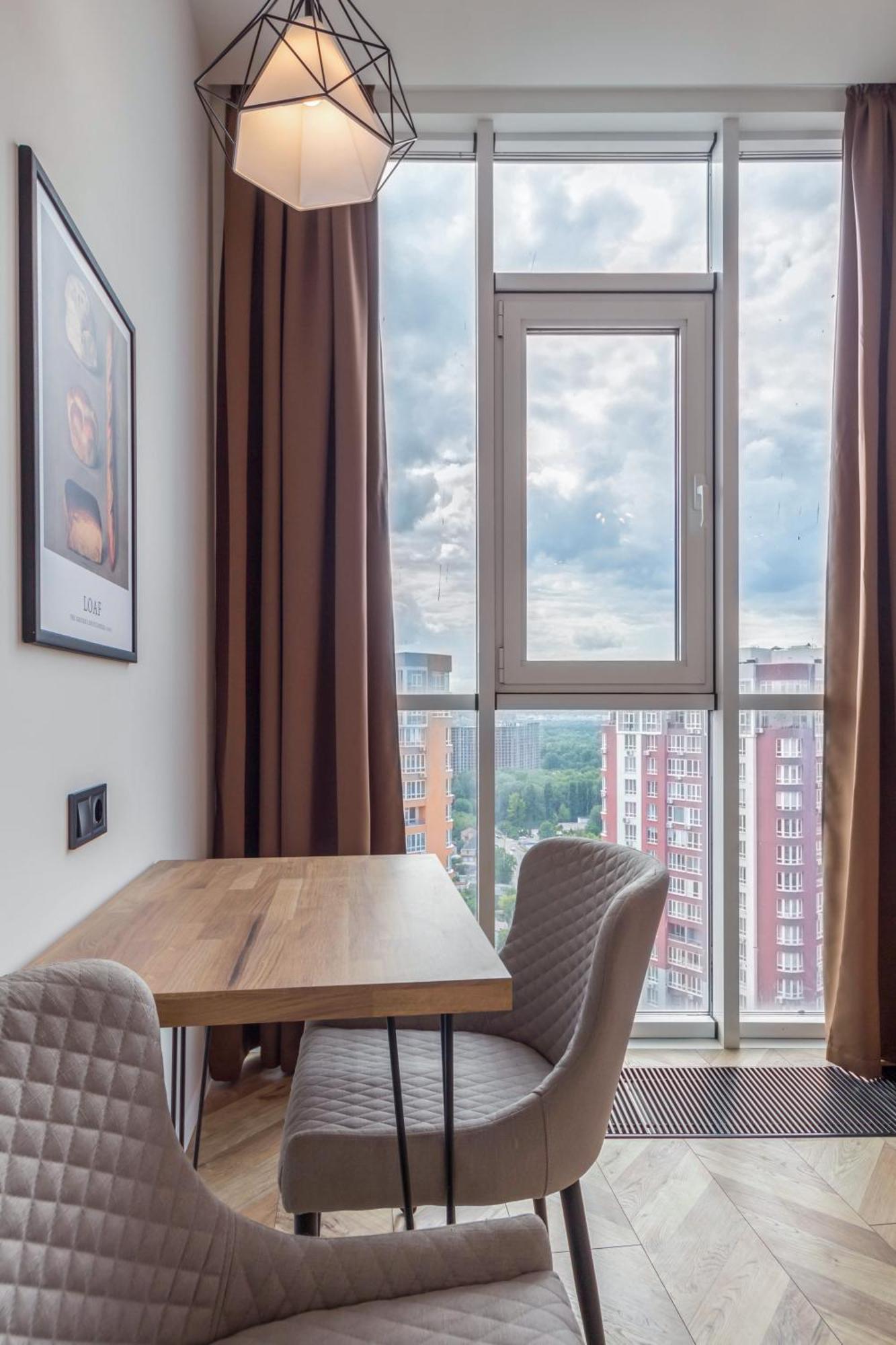 Design Apartments With Panoramic View Kiew Exterior foto